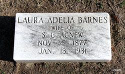 Laura Adelia <I>Barnes</I> Agnew 