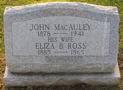 Eliza Beattie <I>Ross</I> MacAuley 