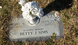 Betty J Sims 