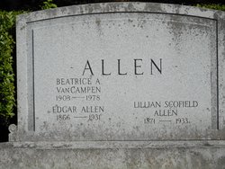 Lillian <I>Scofield</I> Allen 