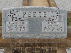 Heinrich J Henry Peese 