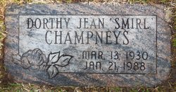 Dorothy Jean <I>Smirl</I> Champneys 