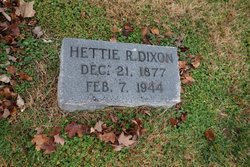 Hettie Redford <I>Knight</I> Dixon 