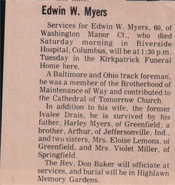 Edwin Willford “Bud” Myers 