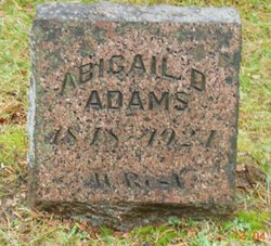 Abigail D. <I>Westmoreland</I> Adams 