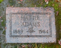 Hattie <I>Lundgren</I> Adams 