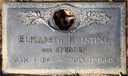 Elizabeth <I>Spedden</I> Hulstine 