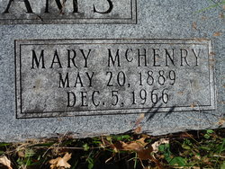 Mary <I>McHenry</I> Williams 