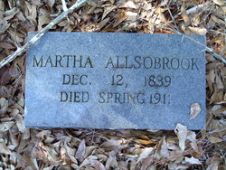 Martha Ellen <I>Grantham</I> Alsobrook 