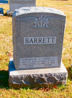 Annie T <I>Morgan</I> Barrett 