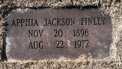 Apphia Fauntleroy <I>Jackson</I> Finley 