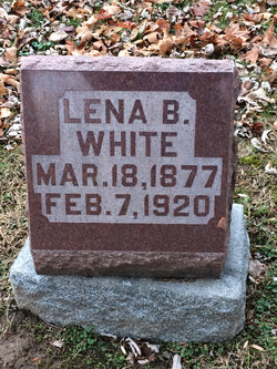 Lena B <I>Thompson</I> White 