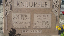 Anna <I>Koch</I> Kneupper 