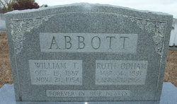 Ruth <I>Odham</I> Abbott 