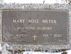Mary Rose <I>Milholland</I> Meyer 