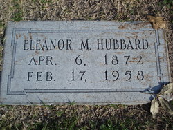 Eleanor Marie <I>Weston</I> Hubbard 