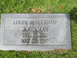 Louise <I>Beauchamp</I> Johnson 
