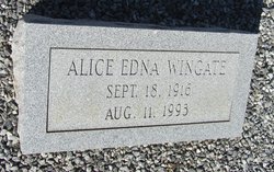 Alice Edna Wingate 