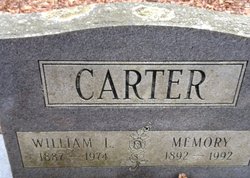 Memory <I>Shelton</I> Carter 
