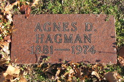 Agnes D. <I>Smith</I> Hagman 