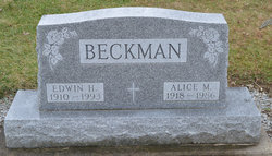 Alice Mary <I>Niese</I> Beckman 