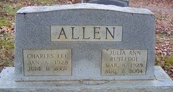 Julia Ann <I>Rutledge</I> Allen 