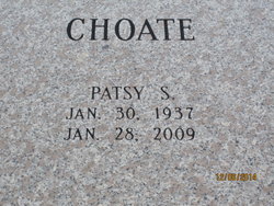 Patsy S. <I>Hensley</I> Choate 