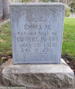 Emma Georgia <I>Walter</I> Cox 