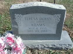 Teresa DeAnn <I>Bitner</I> Adams 