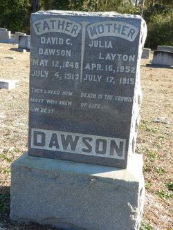 Julia Francis <I>Layton</I> Dawson 