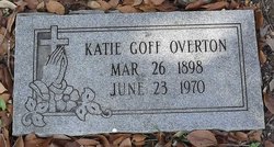 Katie Leona <I>Goff</I> Overton 