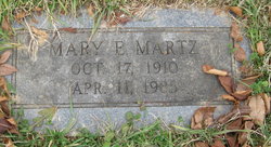 Mary Edith <I>Waybright</I> Martz 