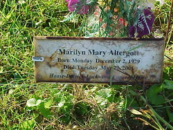 Marilyn Mary Altergott 