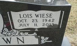Lois <I>Wiese</I> Brown 