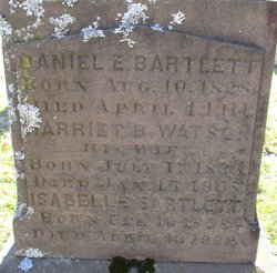 Harriet B <I>Watson</I> Bartlett 