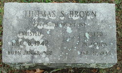 PVT Thomas Stanton Brown 