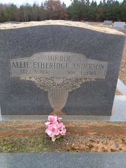 Allie <I>Etheridge</I> Anderson 