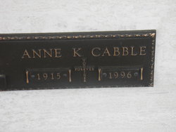 Anne K Cabble 