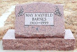 Mary May <I>Cooley</I> Barnes 