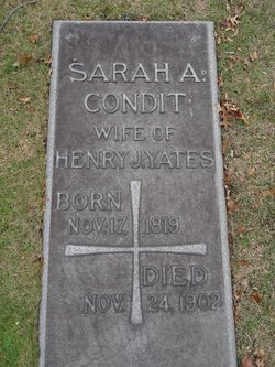 Sarah Ann <I>Condit</I> Yates 