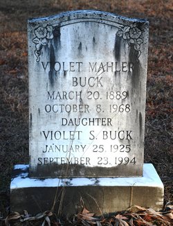 Violet <I>Mahler</I> Buck 