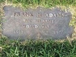 PFC Frank Henry Adams 