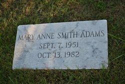 Mary Anne <I>Smith</I> Adams 