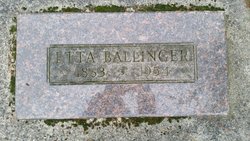 Henrietta Elizabeth “Etta” <I>Langdon</I> Ballinger 