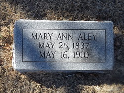 Mary Ann <I>Sitser</I> Aley 