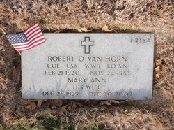 Robert Osborn “Van” Van Horn 