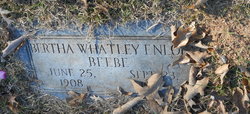 Bertha Marie <I>Whatley</I> Beebe 