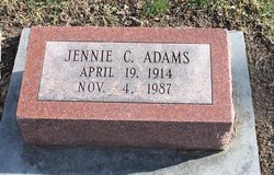 Jennie C Adams 