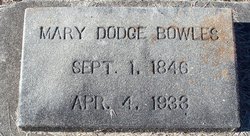 Mary Ann <I>Dodge</I> Bowles 