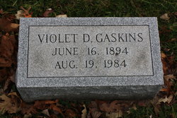 Violet H. <I>DuVall</I> Gaskins 